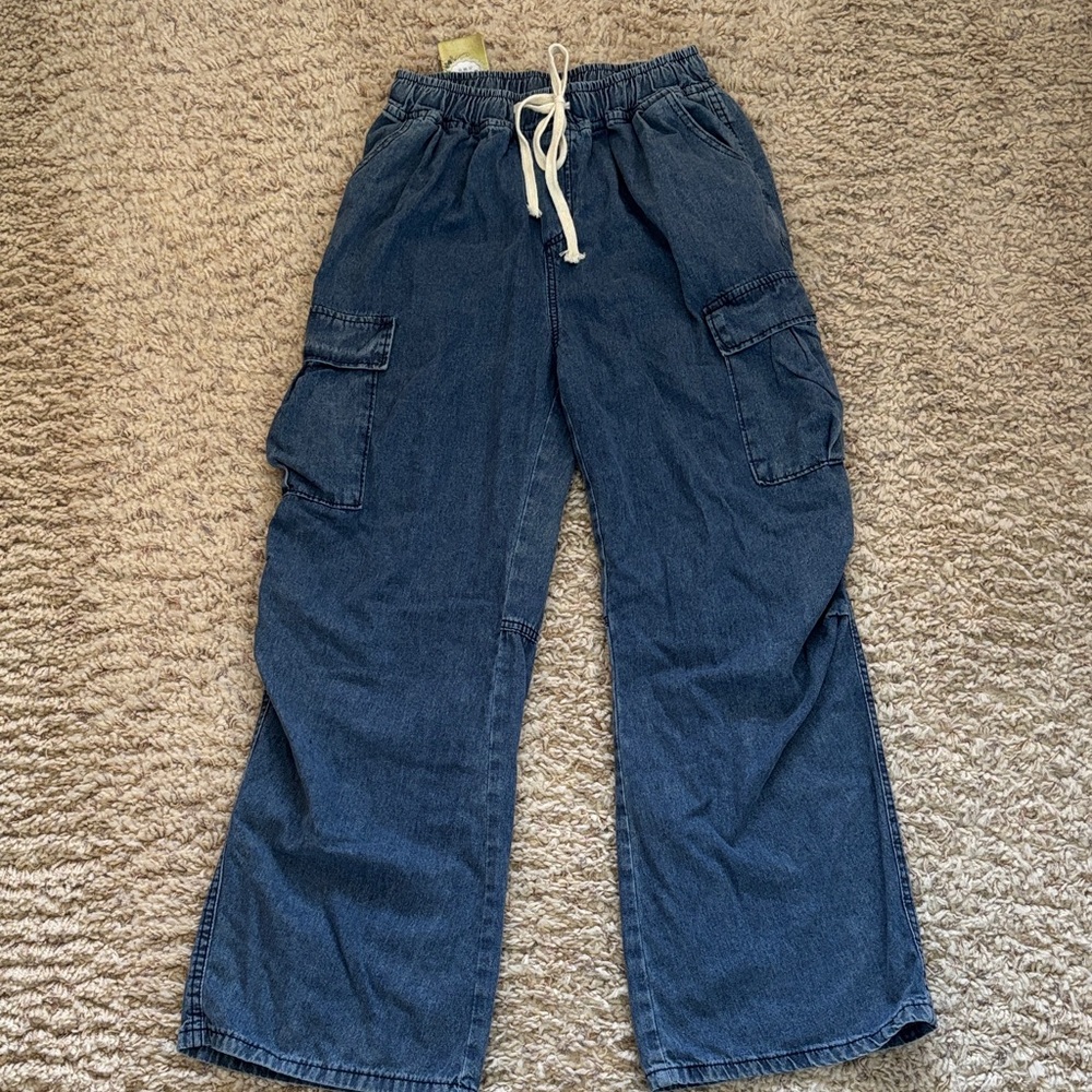 NEW Baggy Cargo Wide Leg Pants